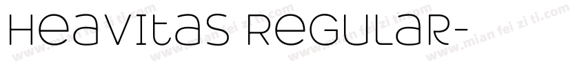 Heavitas Regular字体转换